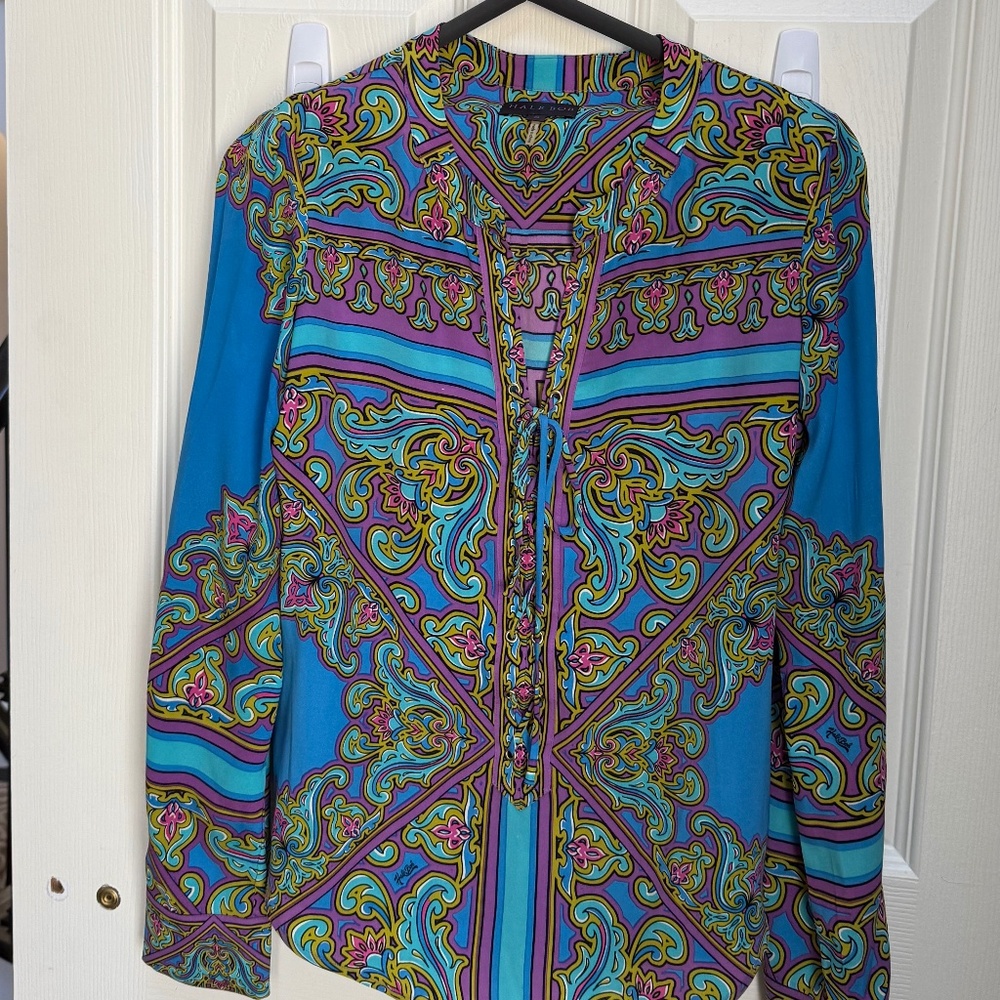 Hale Bob Silk Blouse